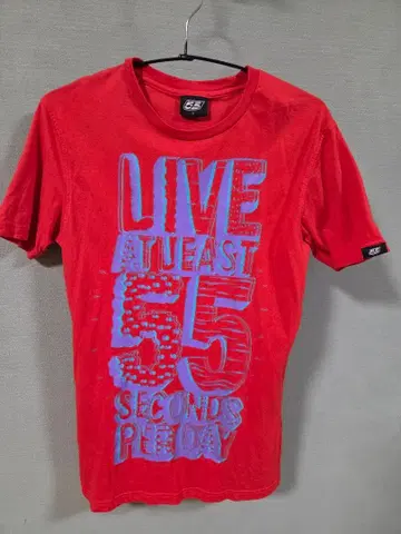 55DSL 레드 T셔츠 S사이즈