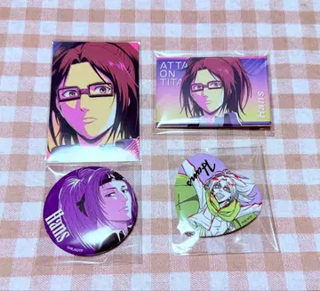 진격의 거인 한지 TSUTAYA WIT STUDIO 캔뱃지