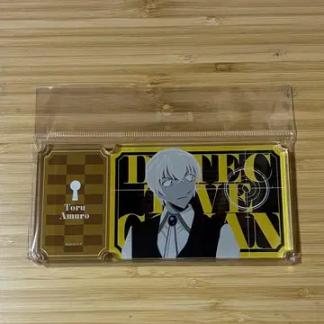 명탐정 코난 티켓풍 아크릴 블록 흑백ver. (아무로 토오루)