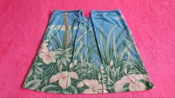 골동품 ALBA ROSA 하이 비 패턴 스커트 레어