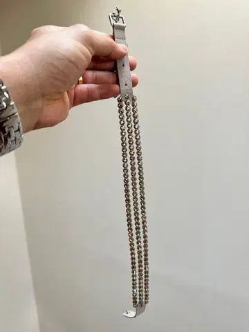 Swarovski 실버 팔찌 조정 가능