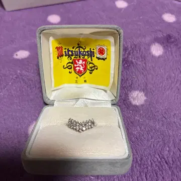 다이아몬드 0.5 캐럿 플라티나 반지 11.5호