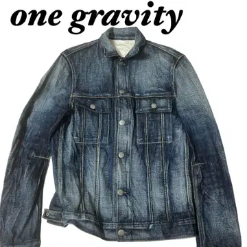 [다수 대비 일본제] one gravity 주름 가공 데님 자켓