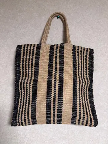 스픽 앤 스팬 수제 주트 토트백