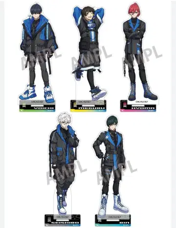 블루 록 사이버 펑크 아크릴 스탠드 전 5종