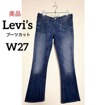 새상품급 Levi's L06 부츠컷 W27 블루 데님