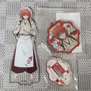 바람의 검심 히무라 켄신 아카베코 찻집 카페 아크릴 스탠드 키링