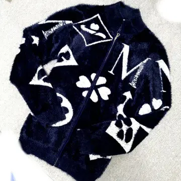 새상품급 MOSCHINO 로고 네이비 긴팔