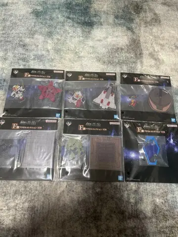 제일복권 건담 F상 아크릴 컬렉션 6점 세트