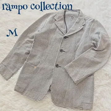 빈티지 ] 하운드투스 체크 면100% 일본제 테일러드 자켓 M 클래식