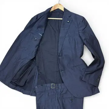 컨디션 최상 라르디니 현행 셋업 수트 린넨 모헤어 사이즈 46