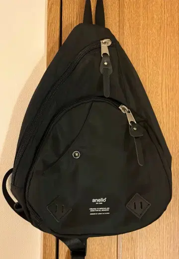 anello 아네로 숄더백 바디백 블랙 나일론
