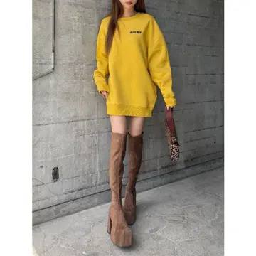 [ EVRIS ] 신상 플랫폼 니하이 부츠 에브리리스