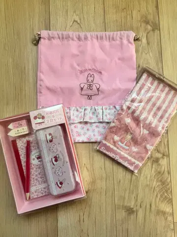 마론크림 도구 상자 타월 손수건 복조리 세트