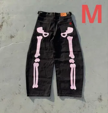 9090 Bone Hand Denim pants
