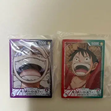 원피스 제일복권 G상 카드 디자인 아크릴 스탠드 [ 니카, 루피 ]