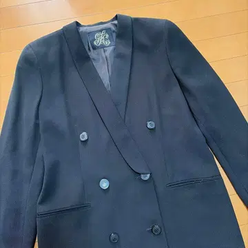 [ 미사용급 ] 이타리야 이탈리아 숄카라 자켓 더블 버튼 블랙