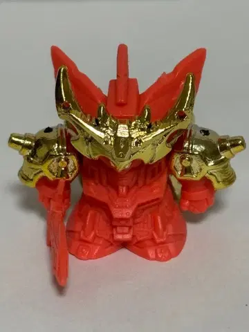 건담 지우개 마성대장군 SD건담 금 도금 주황 마스터대장군 지우개