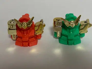건담 지우개 팬츠 건담R SD 건담R 금 도금 주황 그린 2체 세트