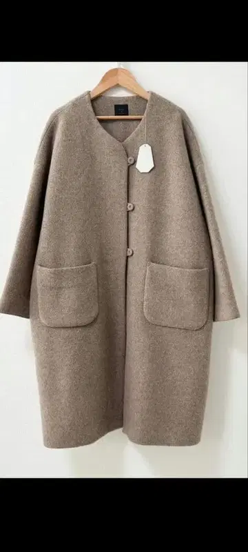 늑대와 올빼미 늑대와 북극곰의 비카 롱 코트 브라운