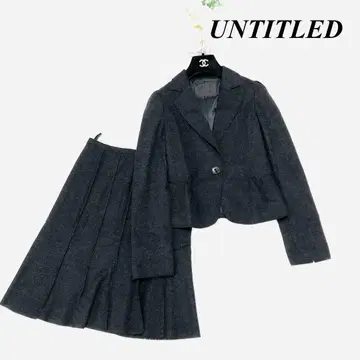 언타이틀 셋업 수트 자켓 스커트 포멀 비즈니스