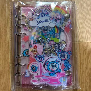 A6 엔젤 블루 바스락 노트 아크릴 바인더 씰북