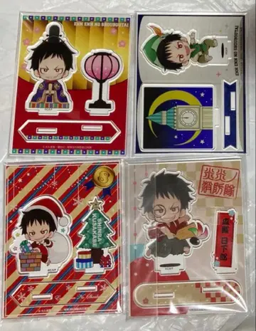 염염노소방대 설날 아크릴 스탠드 삼라 일개부 프리 카페 마네키네코