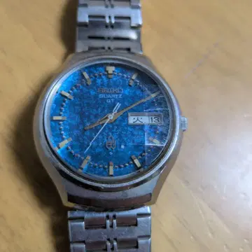 세이코 쿼츠 파랑 다이얼 3803-7061