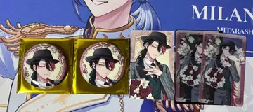 악마고양이 루카스 4주년 캔뱃지 클리어 카드 꽃다발 카드