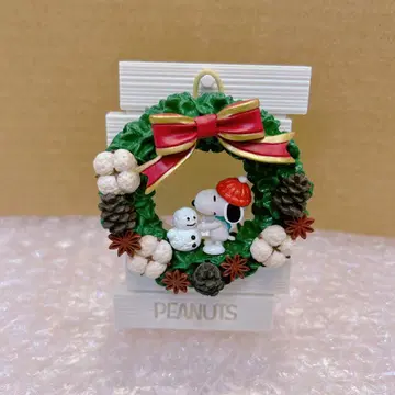 SNOOPY Wreath Collection snowman 눈사람