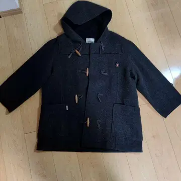 마드모아젤 논 논 그레이 더플 코트