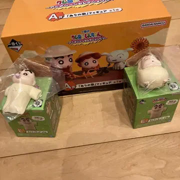 짱구는 못말려(크레용 신짱) 1번 복권 A상.E상 피규어 세트