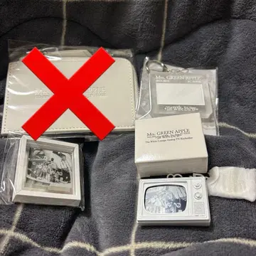 Mrs.GREENAPPLE 화이트 라운지 키링 마그넷