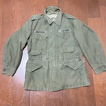 미군 실물 M51 OG107 U.S.ARMY 네임 들어간 빈티지