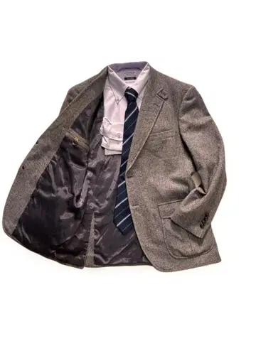 J792 피에르 가르뎅 자켓 블레이저 AB4 싸개 단추 그레이 계열