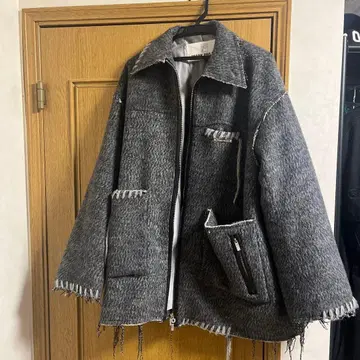 PRANK PROJECT 핸드스티치 패딩 블루종