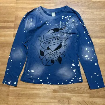 에드하디 y2k 헤이세이 패션 로고 큐빅 롱T S