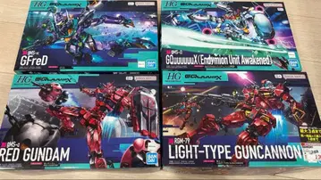 hg 지크 액스, 지프레도, 빨간 건담, 경 캐논