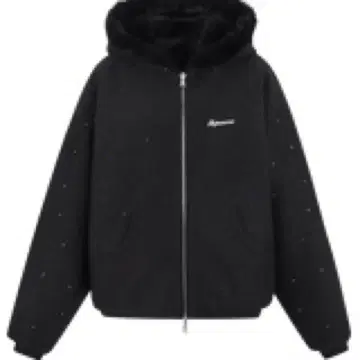 ANDWANG KIRAKIRA COLLECTION 블랙 후드티