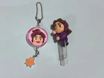 닌타마 란타로 츠이테쿠몬 사탕 키링 히라타키 야샤마루 피규어 레어