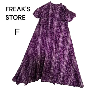 새상품급 FREAK'S STORE 인도 면 원피스 와이드 에스닉