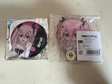 종말의 세라프 가라오케 철인 캔뱃지 DMM 스크래치 아크릴 스탠드