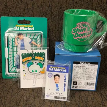 신동 아크릴 스탠드 롤리팝 참 네임플레이트 머그 슈주