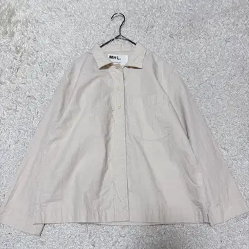 MHL. 마가렛호웰 코튼 린넨 긴팔 면린넨 셔츠