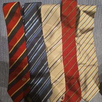 스트라이프 넥타이 세트 5개 일본제