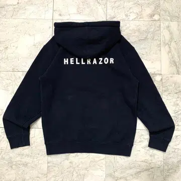 레어 디자인 hellrazor 헬레이저 후드티 네이비