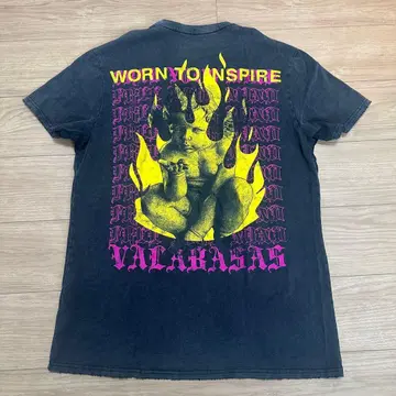 VALABASAS 'FREE MINDS 3' 빈티지 그레이 티