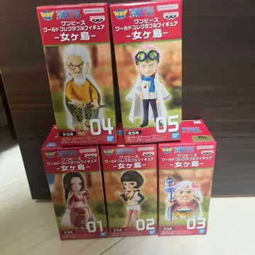 원피스 월드 컬렉터블 피규어 여자 섬 5종 컴프 세트
