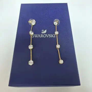 SWAROVSKI 귀걸이 롱 양쪽 귀