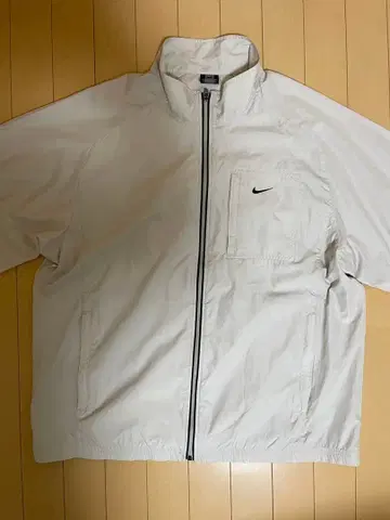 나이키 나일론 자켓 XL 화이트 윈드브레이커 골프